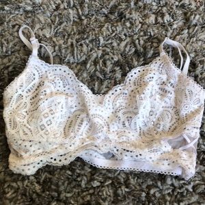 Victoria’s Secret white lace bralette